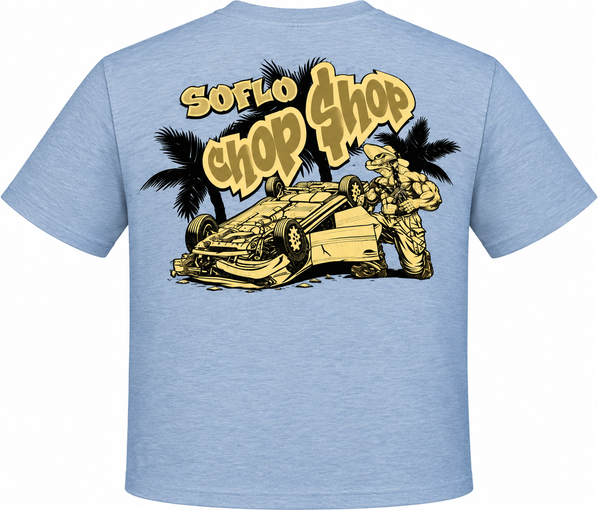 CHOP SHOP TEE BLUE